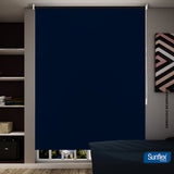 Cortina Blackout Azul 180x180cm de Tubo - Cortinas y Persianas | Bylmo