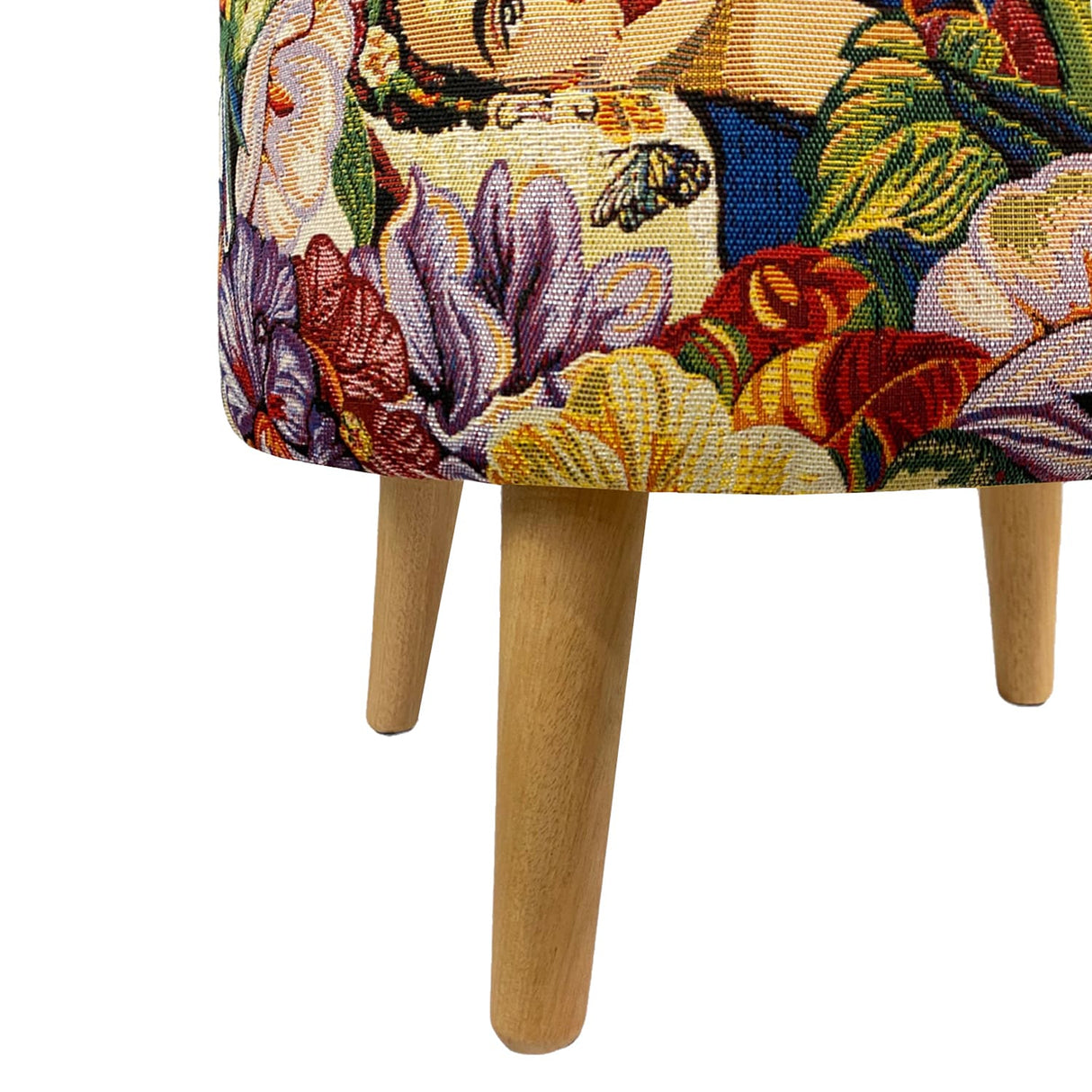 Puff Frida Multicolor 40x40cm Circular - Sillas y Butacos | Bylmo