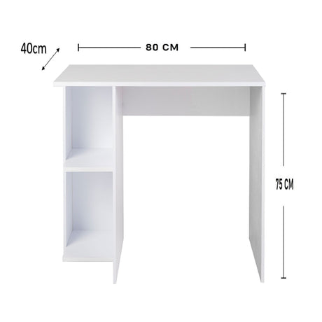 Combo Escritorio y Silla Tony Blanco 80x75cm - Escritorios | Bylmo