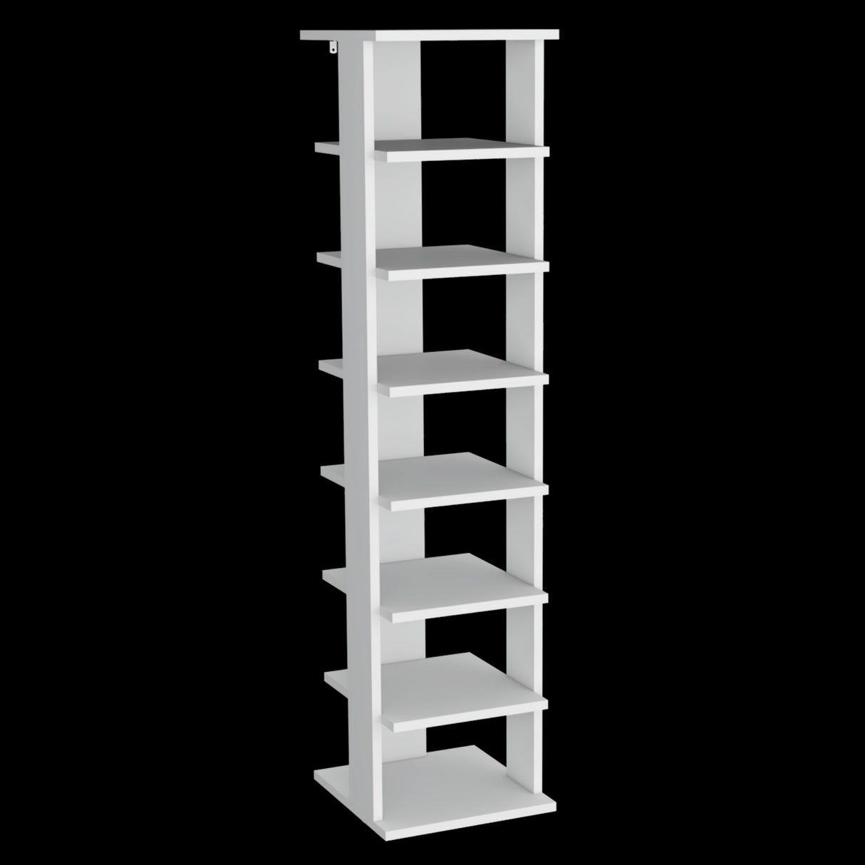 Zapatero Vertical Odesto Blanco 29.7x123.8cm de Siete Niveles - Zapateros | Bylmo