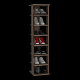 Zapatero Vertical Odesto Milan 29.7x123.8cm de Siete Niveles - Zapateros | Bylmo