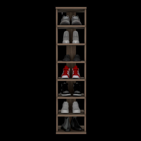 Zapatero Vertical Odesto Milan 29.7x123.8cm de Siete Niveles - Zapateros | Bylmo