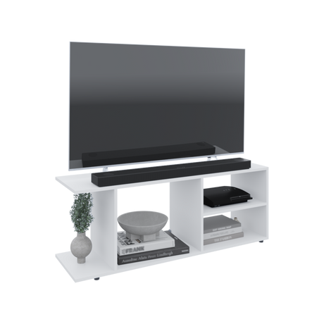 Rack de TV GoodWood Blanco 120.3x45.4cm Para TV hasta 50 Pulgadas - Muebles de TV | Bylmo