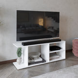 Rack de TV GoodWood Blanco 120.3x45.4cm Para TV hasta 50 Pulgadas - Muebles de TV | Bylmo