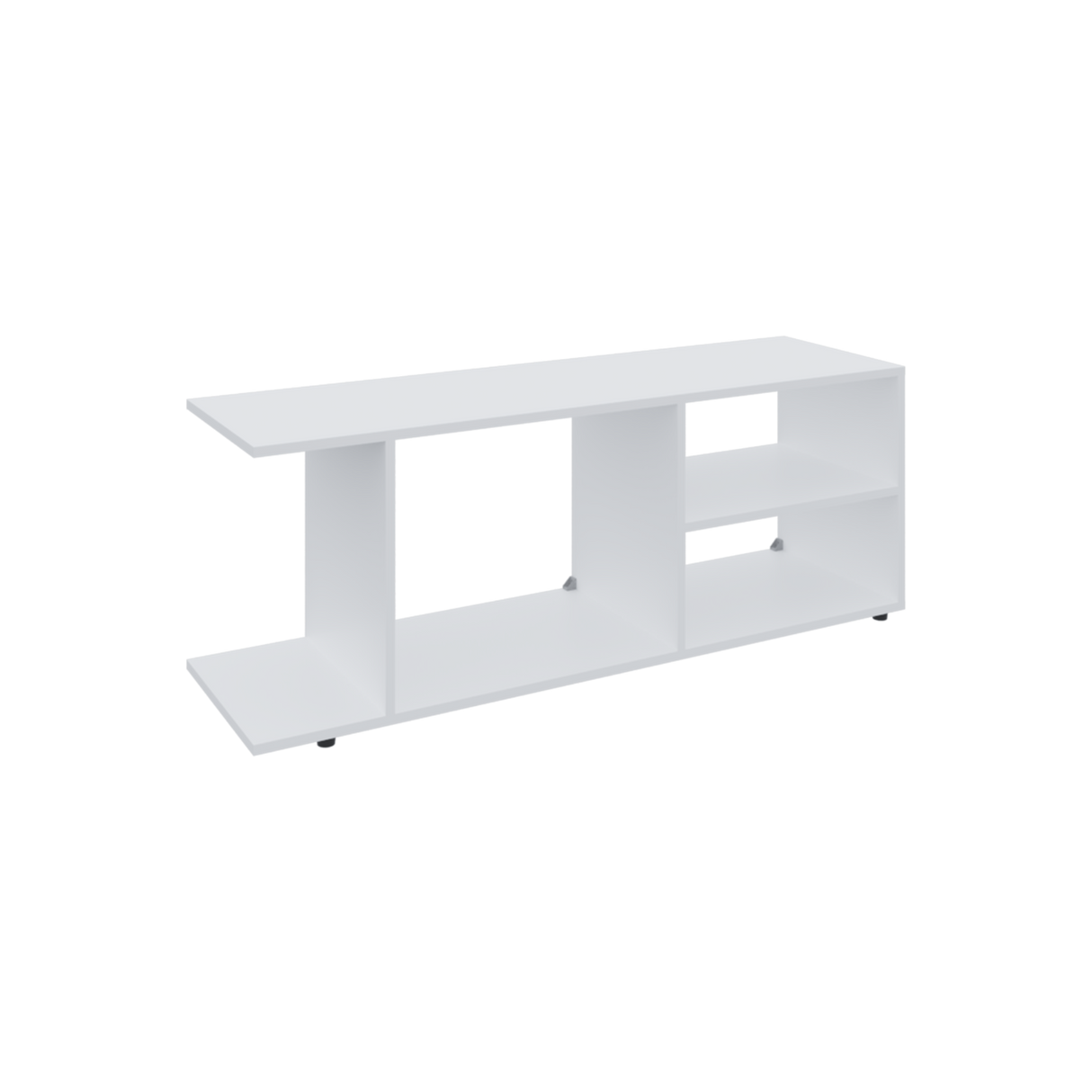 Rack de TV GoodWood Blanco 120.3x45.4cm Para TV hasta 50 Pulgadas - Muebles de TV | Bylmo