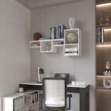 Repisa Rectangular Wall 1A Blanco 120x56cm Flotante - Repisas y Percheros | Bylmo