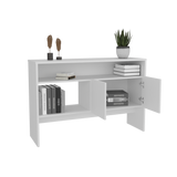 Arrimo Bellagio Blanco 120x80.7cm Con Cuatro Compartimientos - Bifes y Arrimos | Bylmo