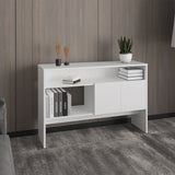 Arrimo Bellagio Blanco 120x80.7cm Con Cuatro Compartimientos - Bifes y Arrimos | Bylmo