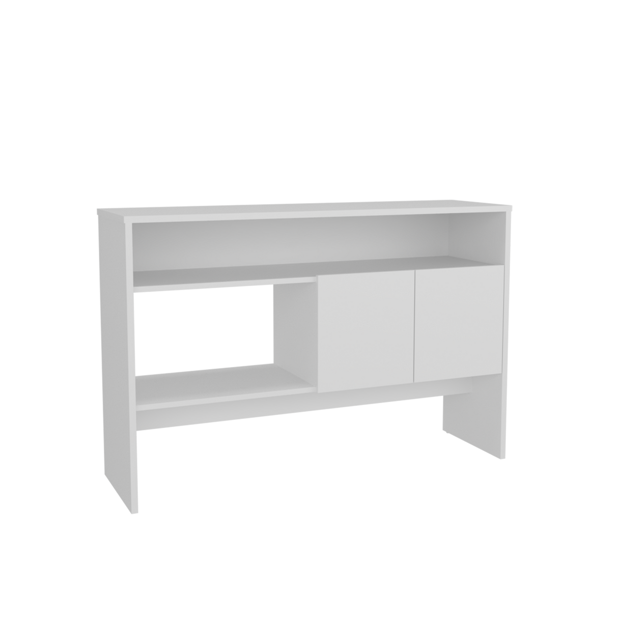 Arrimo Bellagio Blanco 120x80.7cm Con Cuatro Compartimientos - Bifes y Arrimos | Bylmo
