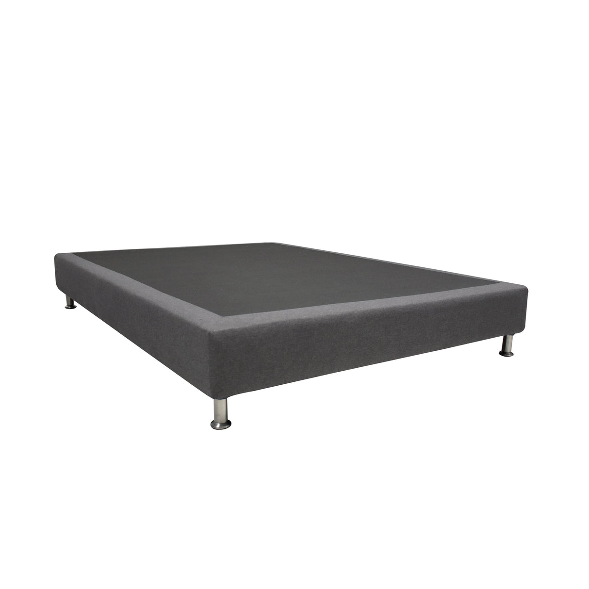 Base Cama Gris Grafito Para Cama Doble 140 X 190 Cm - Camas | Bylmo