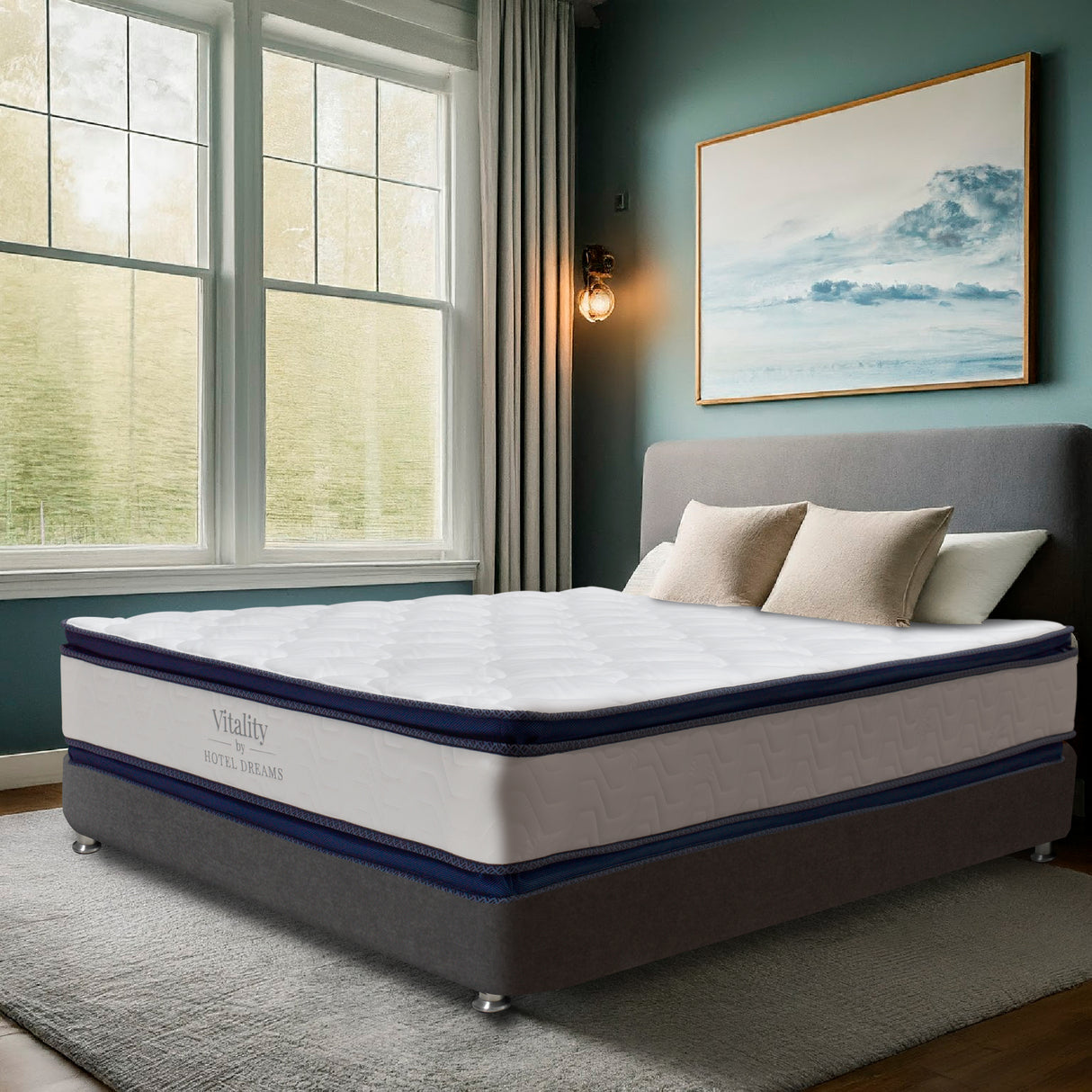 Colchón Vitality Queen 160 X 190 Cm Medio Firme y Ortopedico - Colchones | Bylmo