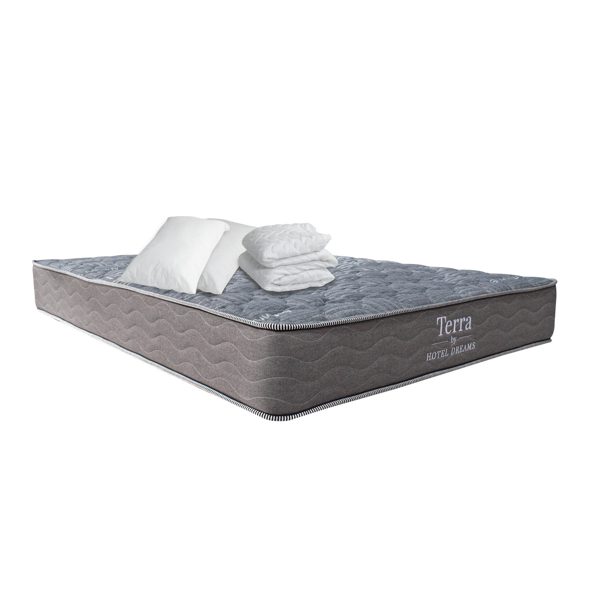 Combo Colchón Terra King 200 X 200 Cm Medio Firme Ortopedico Con Almohada y Protector - Colchones | Bylmo