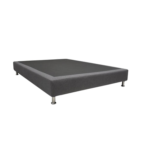 Combo Colchón y Base Cama Energy Blanco y Gris Grafito Sencillo 100 X 190 Cm Medio Firme Ortopedico - Colchones | Bylmo