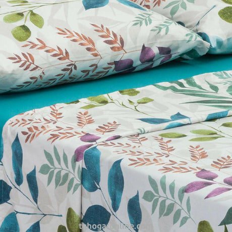 Juego de Sabanas Marsella Floral Multicolor Microfibra. - SABANAS | Bylmo