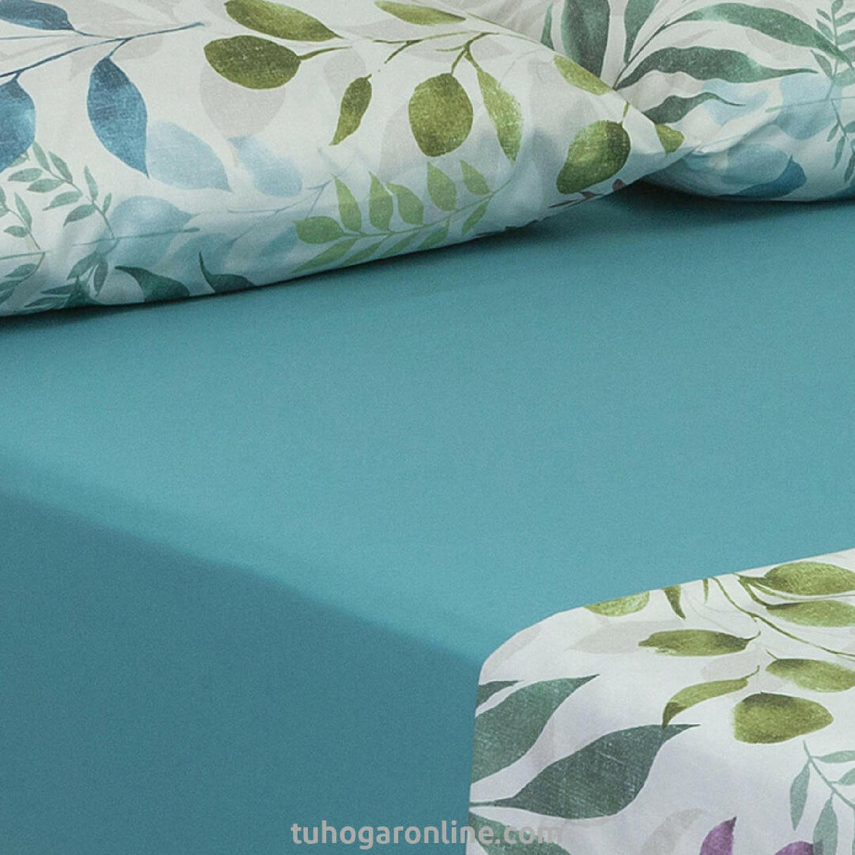 Juego de Sabanas Bruselas Estampado Floral Multicolor Microfibra Suavizada - SABANAS | Bylmo