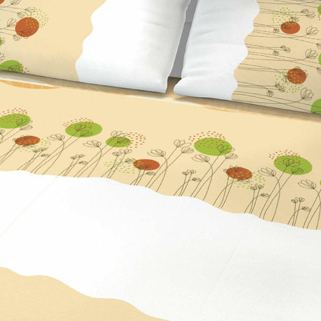 Juego de Sabanas Basic Crema y Blanco Suaves y Modernas. - SABANAS | Bylmo