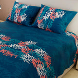 Juego de Sabanas Basic Azul Suaves y Resistentes Doble 140x190cm - Sabanas | Bylmo
