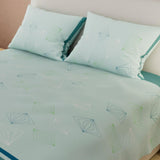 Juego de Sabanas Basic Verde Militar 4 Piezas 120x190cm 180 Hilos - Sabanas | Bylmo
