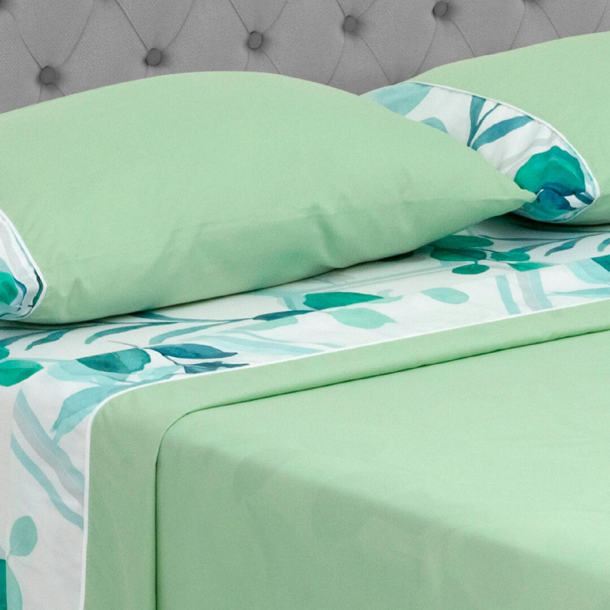 Juego de Sabanas Barcelona Cosmopolita 4 Piezas Diseño Moderno Microfibra Suavizada Queen 160x190cm - Sabanas | Bylmo