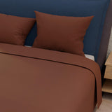 Juego de Sabanas Basic Terracota 4 Piezas Doble 140x190 cm - Sabanas | Bylmo