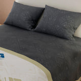 Juego de Sabanas Basic Moderno Negro y Blanco 4 Piezas 140x190cm - Sabanas | Bylmo