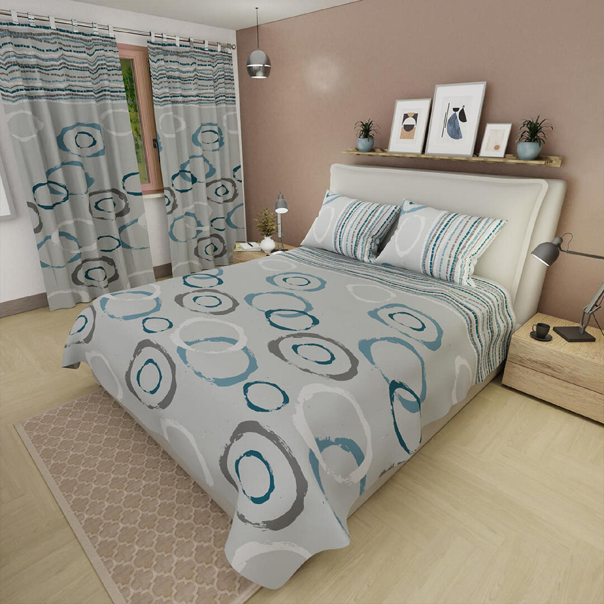 Juego de Sabanas Basic Gris Moderno para Cama Semidoble - Sabanas | Bylmo