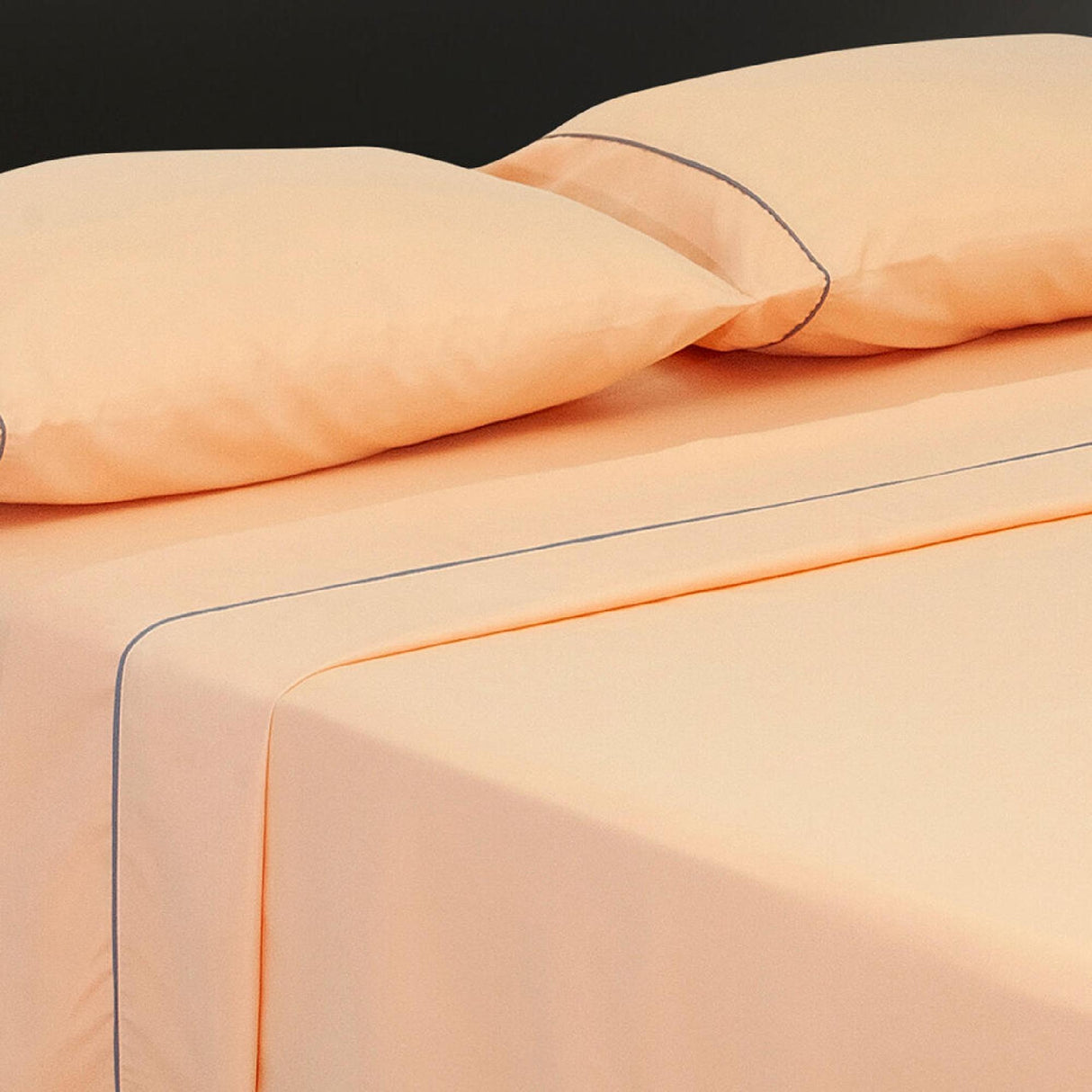 Juego de Sabanas Basic Naturaleza 4P Naranja 140x190cm - Sabanas | Bylmo