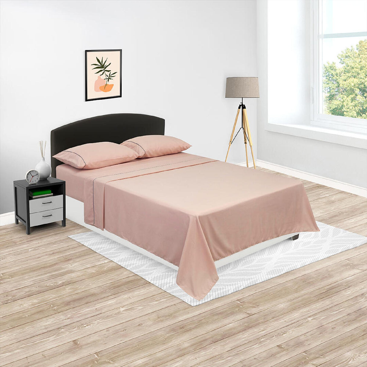 Juego de Sabanas Basic Naturaleza Resortada 10 tonos disponibles - Sabanas | Bylmo