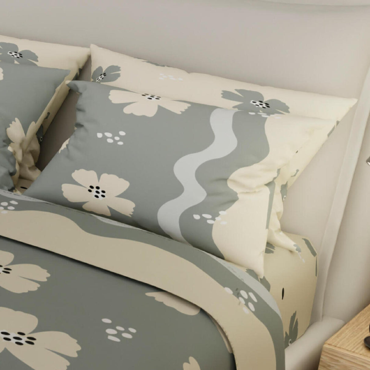 Juego de Sabanas Basic Moderno Gris para Cama Individual - Sabanas | Bylmo