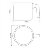 Hervidor París Plomo 13.2x11.4cm de Aluminio Antiadherente y de 2 Litros - Ollas y Sartenes | Bylmo