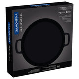 Paellera Negro 39.5x8.7cm de Hierro y de 5 Litros - Ollas y Sartenes | Bylmo