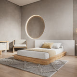 Cama Moscú Duna y Blanco Para Cama Doble 140 X 190 Con Cabecero - Camas | Bylmo