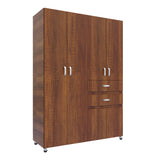 Closet Nova Caramelo 140x199cm Con Dos Cajones - Closets | Bylmo