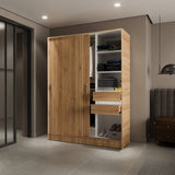 Closet Berlín Duna y Blanco 150x200cm Con Dos Cajones - Closets | Bylmo