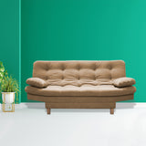 Sofá Cama Bakers Camel 185x95cm De Tres Puestos Reclinable con Patas - Sofas y Poltronas | Bylmo