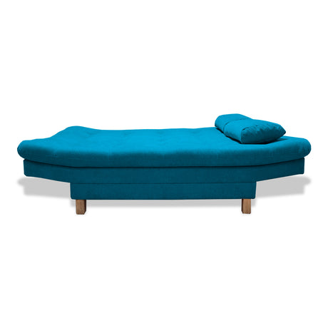 Sofá Cama Bakers Turquesa 185x95cm De Tres Puestos Reclinable con Patas - Sofas y Poltronas | Bylmo