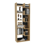 Estantería Clover Fresno Europeo 162x60cm Rectangular con Diez Entrepaños - BIBLIOTECAS Y ESTANTERIAS | Bylmo