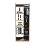 Estantería Clover Fresno Europeo 162x60cm Rectangular con Diez Entrepaños - BIBLIOTECAS Y ESTANTERIAS | Bylmo
