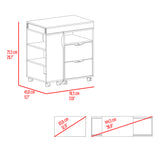 Escritorio Extensible San Diego Fresno Europeo 70.5x75.5cm Con Archivador - ESCRITORIOS | Bylmo