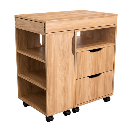 Escritorio Extensible San Diego Fresno Europeo 70.5x75.5cm Con Archivador - ESCRITORIOS | Bylmo