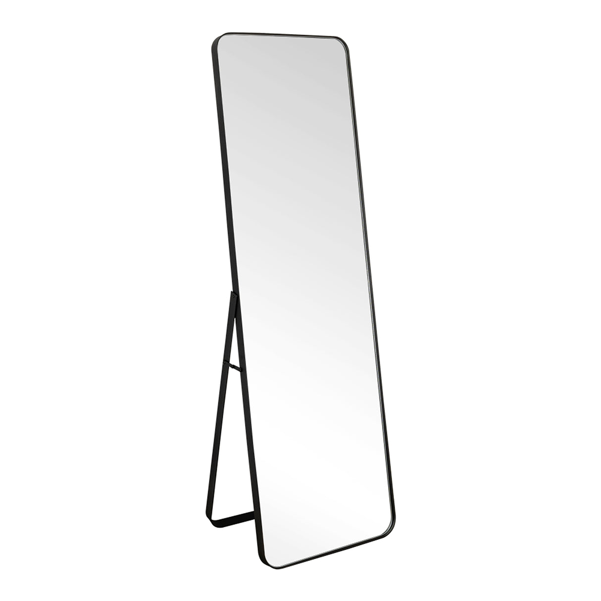 Espejo Letty Negro 48x160cm Rectangular De Piso o Pared - ESPEJOS DE PISO | Bylmo
