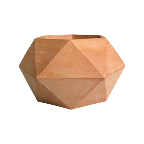 Matera de mesa Mediana Adara Terracota 18x10.5cm Hexagonal - MATERAS Y MACETAS | Bylmo