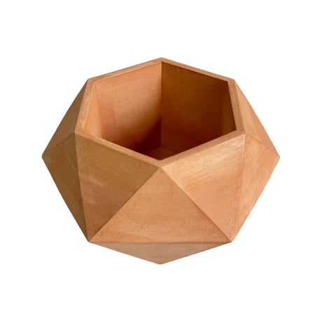 Matera de mesa Mediana Adara Terracota 18x10.5cm Hexagonal - MATERAS Y MACETAS | Bylmo