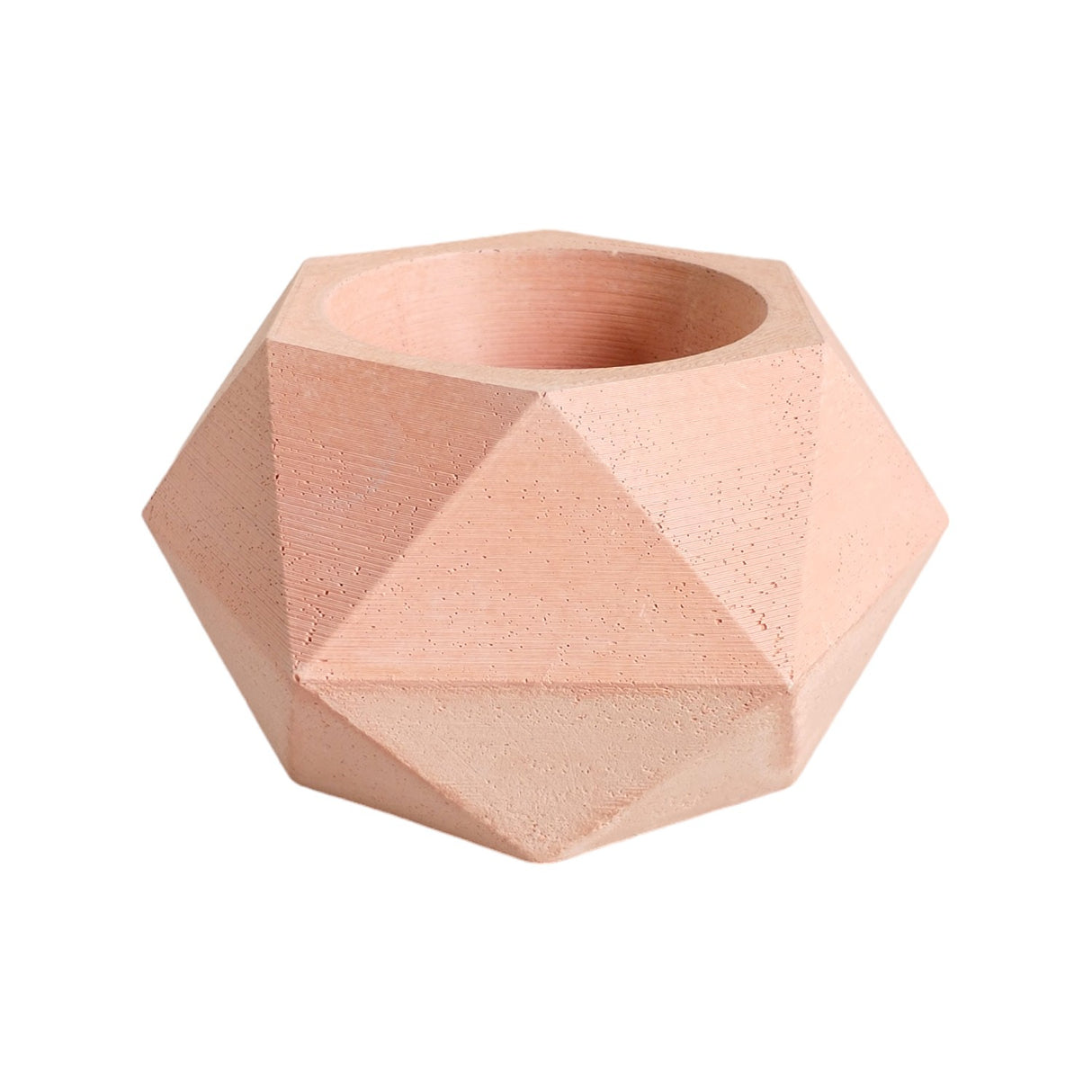 Matera de mesa Pequeña Adara Petty Palo de Rosa 11x6.5cm Hexagonal - MATERAS Y MACETAS | Bylmo