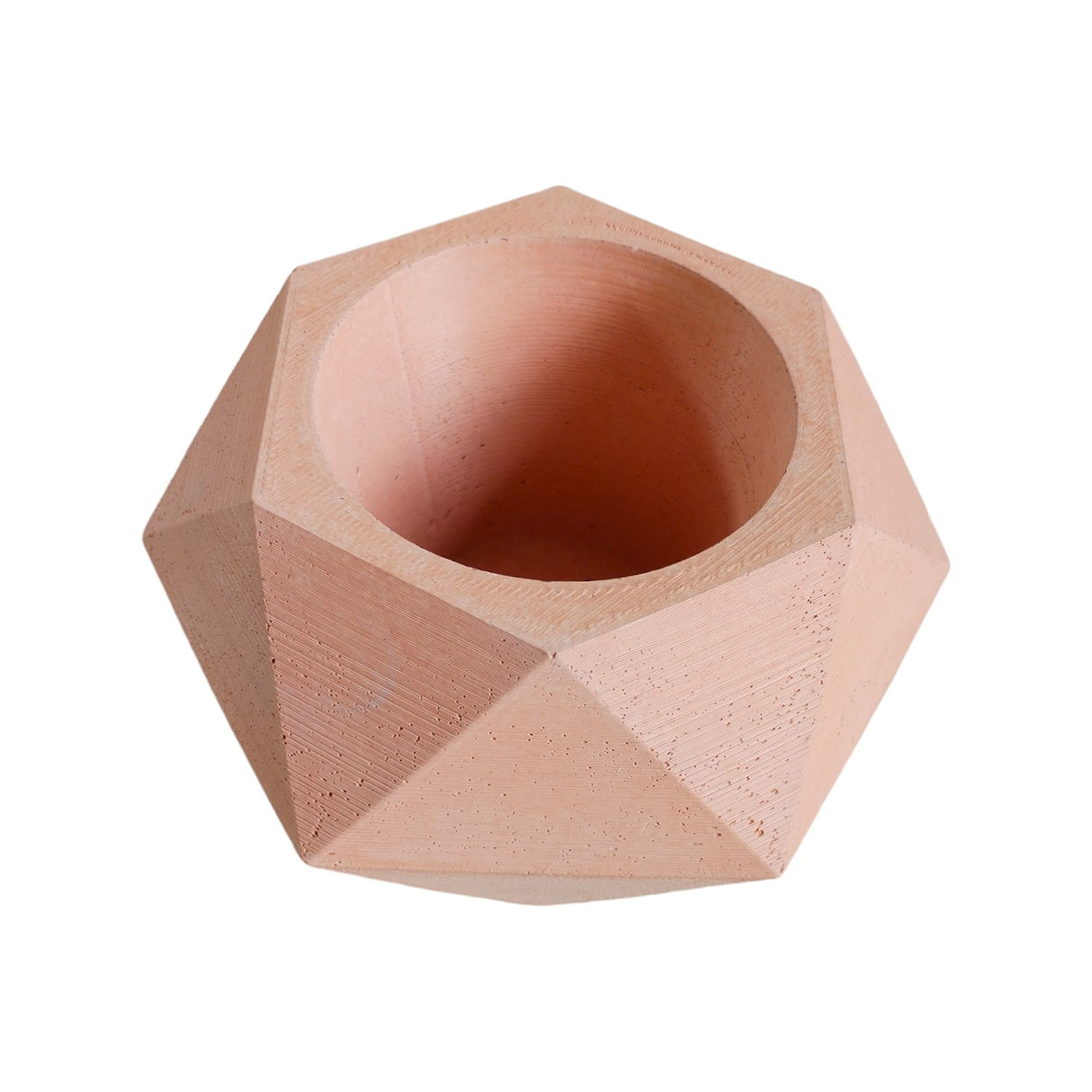 Matera de mesa Pequeña Adara Petty Palo de Rosa 11x6.5cm Hexagonal - MATERAS Y MACETAS | Bylmo