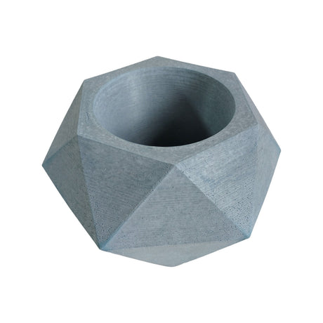 Matera de mesa Pequeña Adara Petty Azul Petróleo 11x6.5cm Hexagonal - MATERAS Y MACETAS | Bylmo