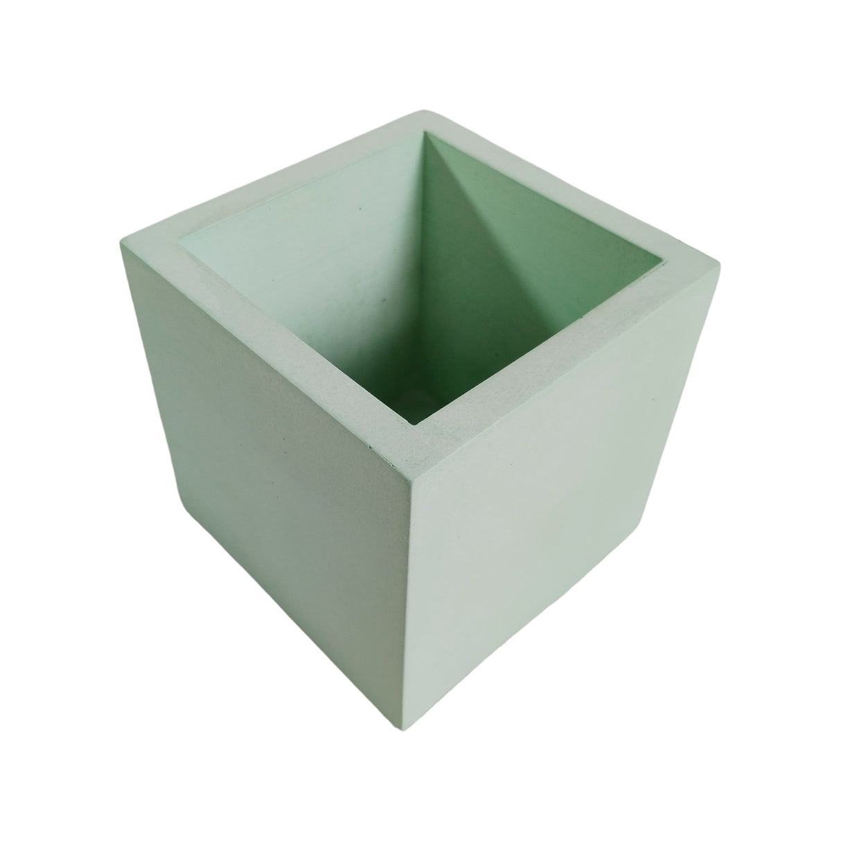 Matera de mesa Pequeña Eloisa Petty Menta 10x10cm Cuadrada - MATERAS Y MACETAS | Bylmo