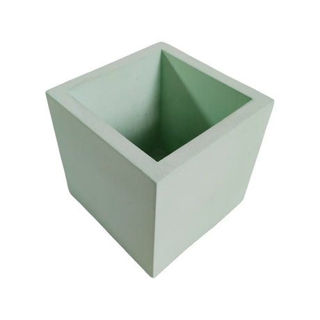 Matera de mesa Pequeña Eloisa Petty Menta 10x10cm Cuadrada - MATERAS Y MACETAS | Bylmo