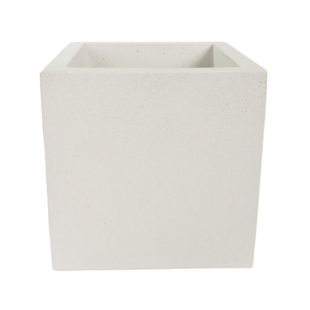 Matera de mesa Pequeña Eloisa Petty Blanco 10x10cm Cuadrada - MATERAS Y MACETAS | Bylmo