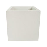 Matera de mesa Pequeña Eloisa Petty Blanco 10x10cm Cuadrada - MATERAS Y MACETAS | Bylmo